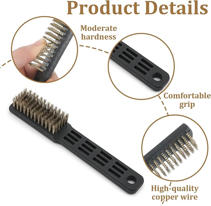 2 Pack Bowling Shoe Brushes Heavy Duty Shoe Scrubber Shoe Cleaning Brushes - Image 3