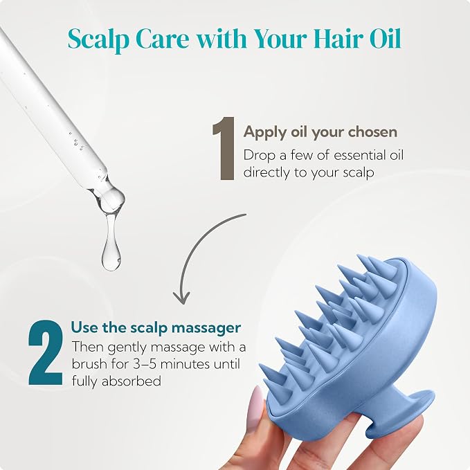 HEETA Scalp Massager 2 Pack for Hair Growth, Soft Silicone Bristles to Remove - Image 6