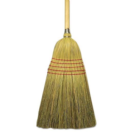 Boardwalk Corn/Fiber Brooms, Corn/Yucca Bristles, 53.5" Overall Length by Boardwalk