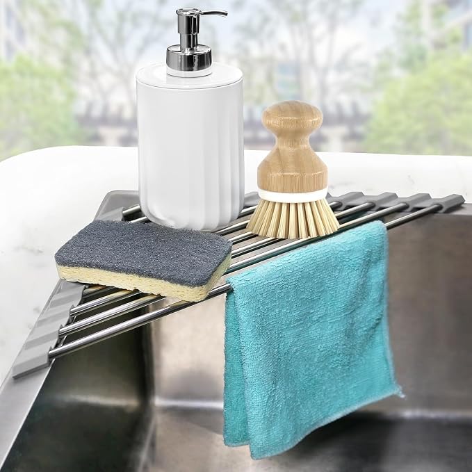Corner Sink Caddy Triangle Dish Drying Rack by SeropyDirect