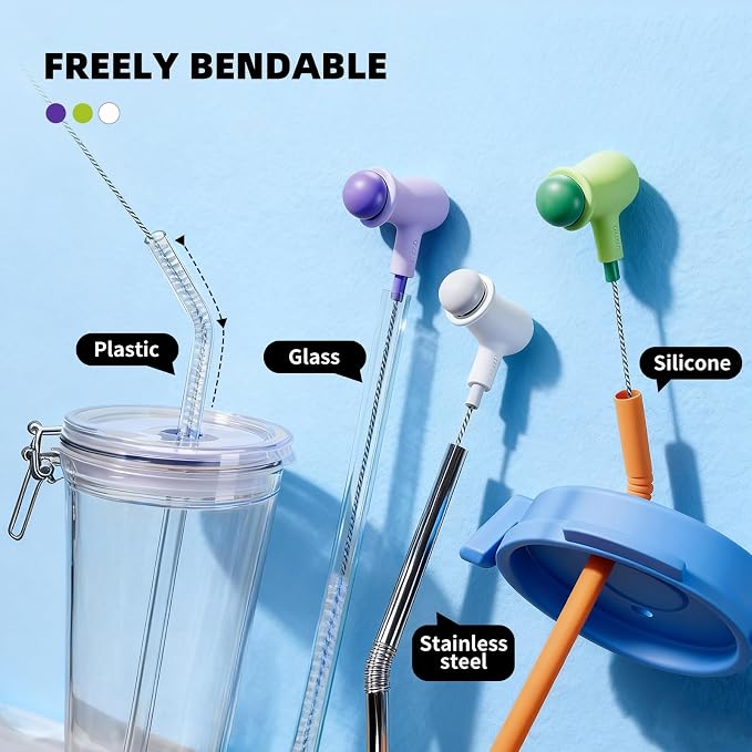 3 Pack Straw Cleaner Brush - Image 4