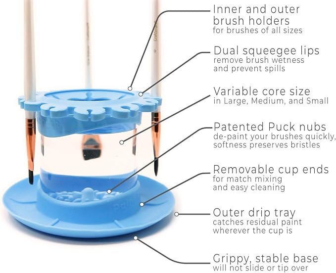 Paint Puck Ultimate Rinse Cup Paint Brush Cleaner - Image 3