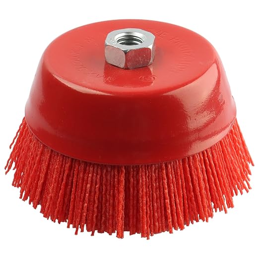 6 Inch Abrasive Nylon Cup Brush by CraftyourworldwithUs