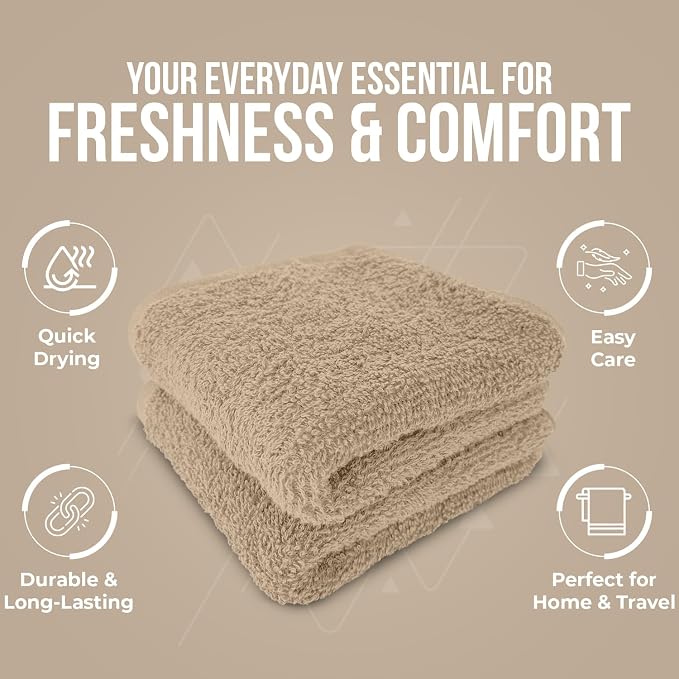 DAN RIVER 12 Pack Wash Cloths for Showering - Image 5