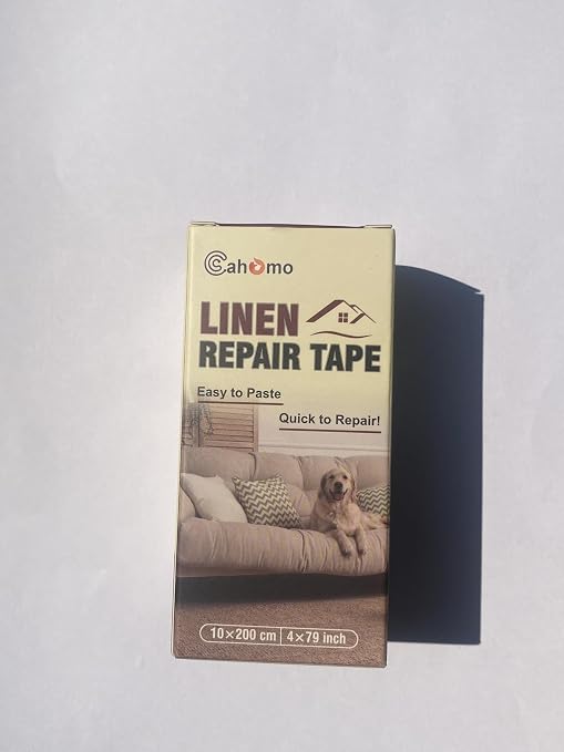 Linen Repair Tape 4x79 inch, Self Adhesive Fabric Patches, Linen Patch Tape Kit - Image 9