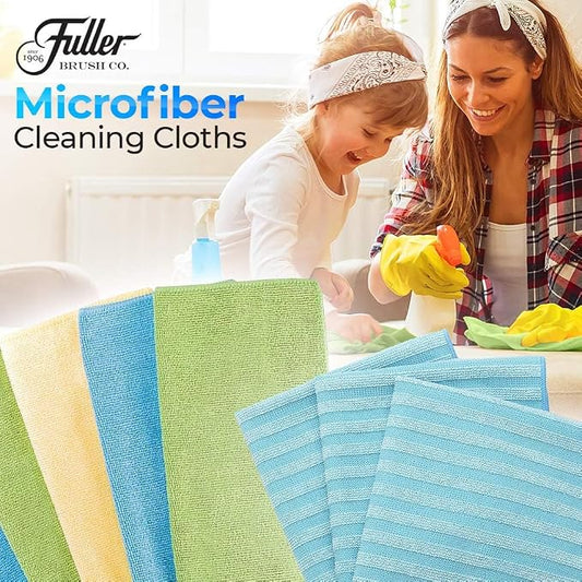 Fuller Brush 181 Dual Action Microfiber Cloths – 3-Pack, Safe on All Surfaces - Image 2