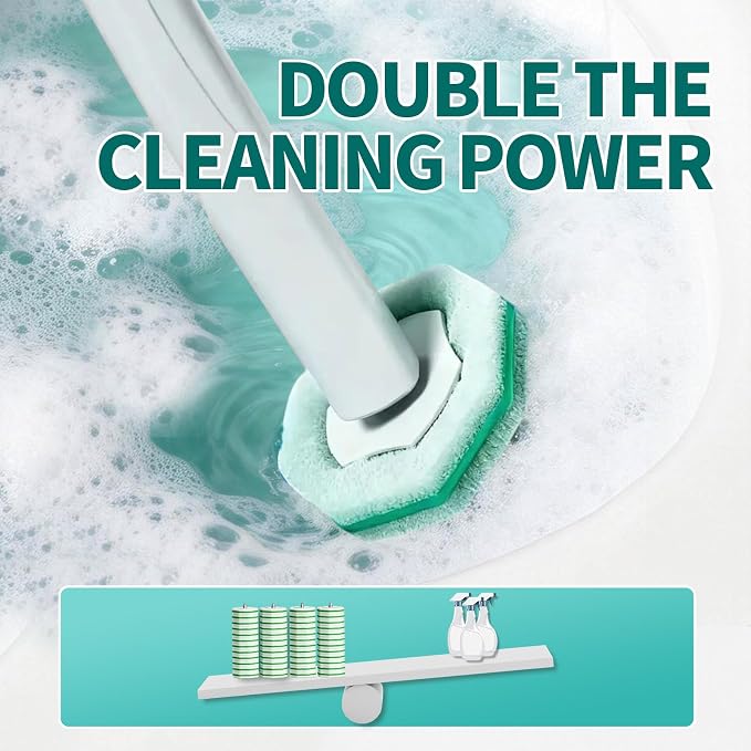 Disposable Toilet Brush, Toilet Bowl Cleaning System - Image 3