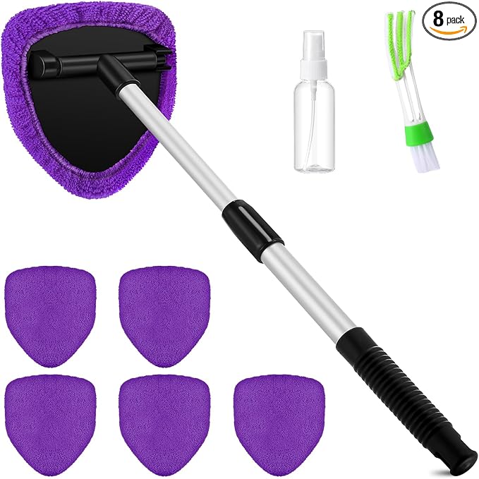 8 Pcs Car Windshield Cleaner Tool Kit by Potchen
