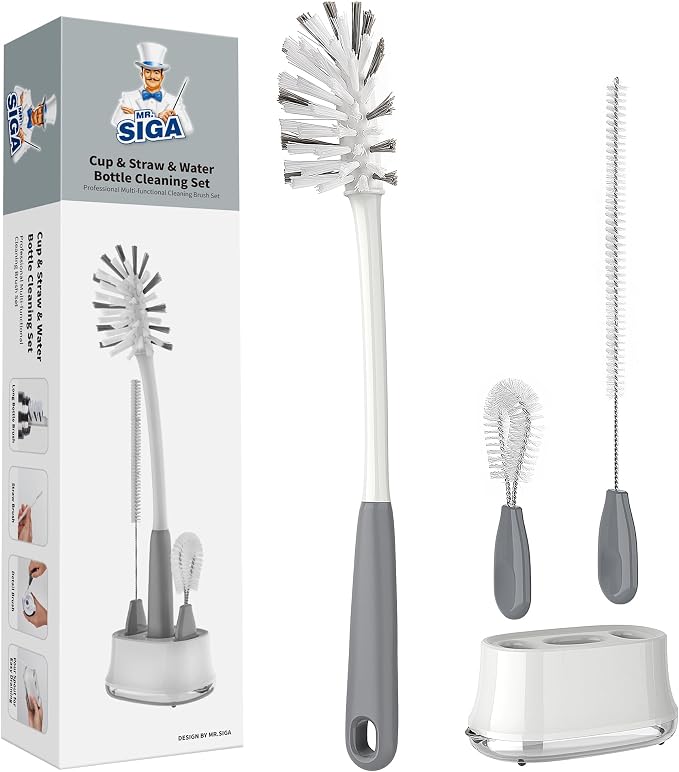 MR.SIGA Water Bottle Brush Cleaning Set by MRSIGA