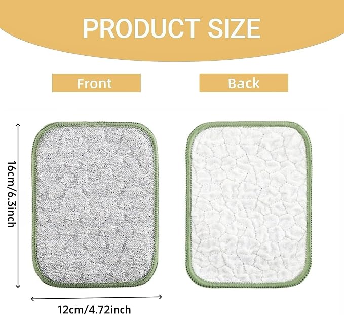 5PCS Double-Sided Thickened Wire Dishwashing Rags - Image 2