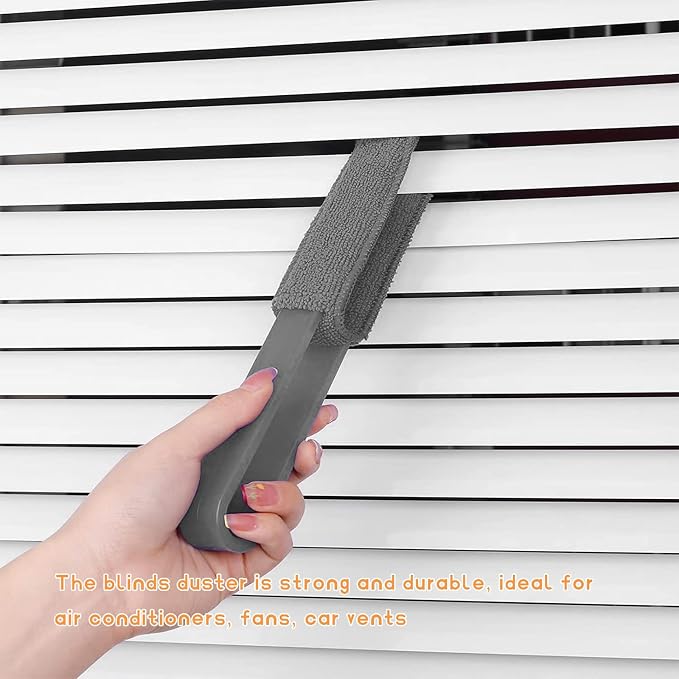 2 PCS Car Blinds Duster, Window Blind Cleaner Duster Brush - Image 6