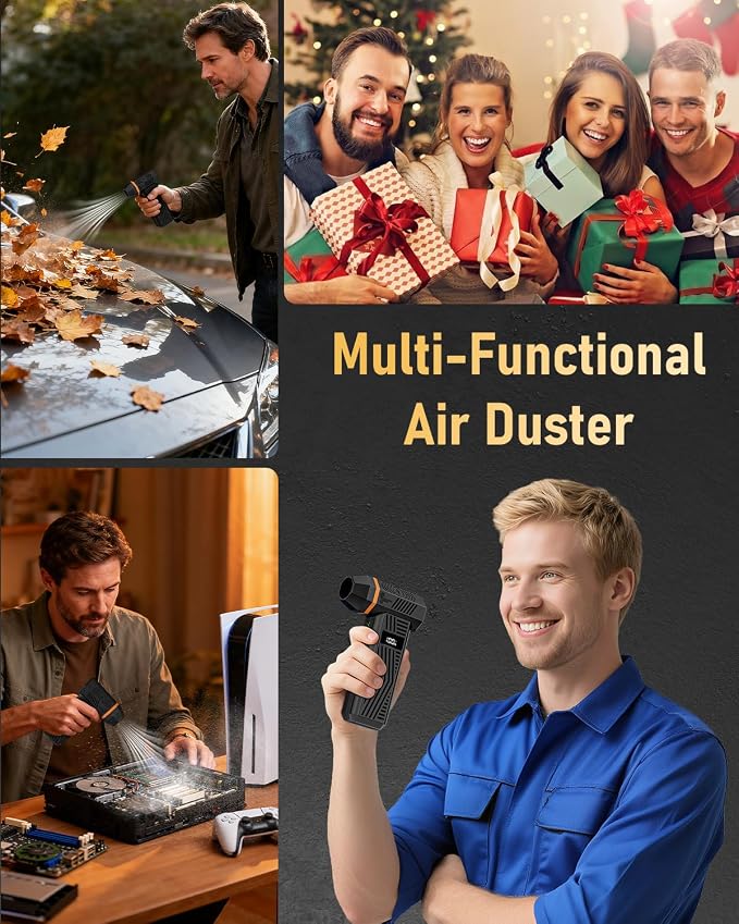 Compressed Air Duster, 180000RPM Electric Air Duster - Image 8