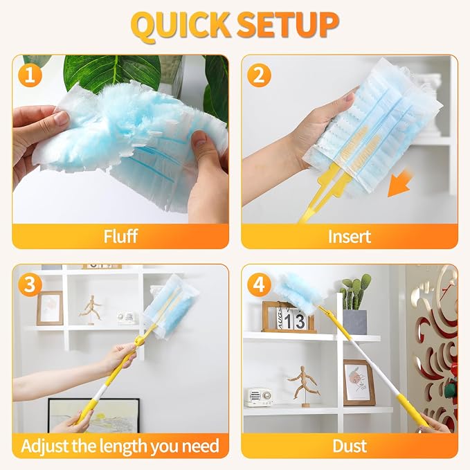 30 Count Electrostatic Duster Refills Compatible - Image 6