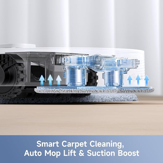Mova E40 Ultra Robot Vacuum and Mop, 000Pa Suction, Extenable & Liftable Mop - Image 6