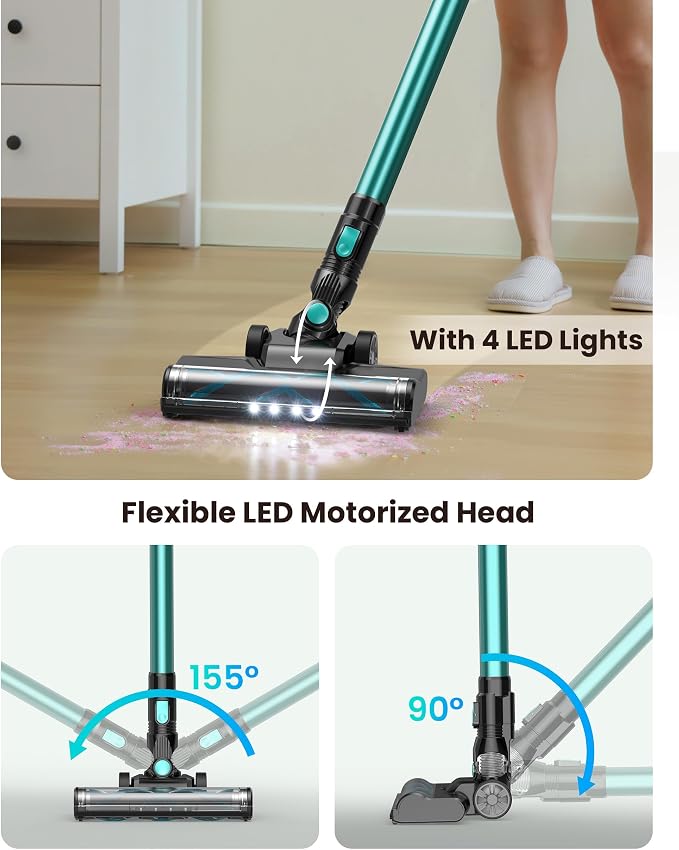 N3T Cordless Vacuum Cleaner, Wireless Stick Vacuum - Image 4