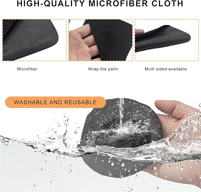 2 PCS Car Screen Cleaner, Square Microfiber Cloth Non-Scratch Auto Touchscreen - Image 3