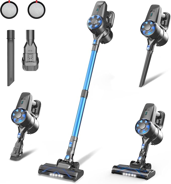 Cordless Vacuum Cleaner, 8-in-1 Lightweight Stick Vacuum by UML0