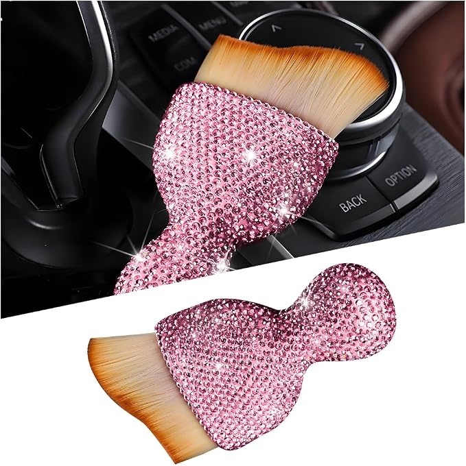 Bling Car Detailing Brush, Crystal Rhinestone Non-Scratch Vehicle Cleaning Dust by Unknown