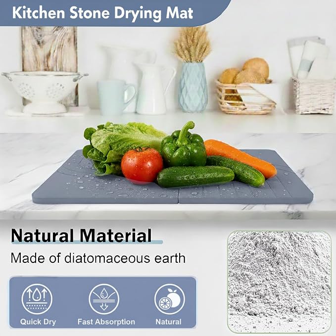 Stone Drying Mat for Kitchen Counter - Image 3