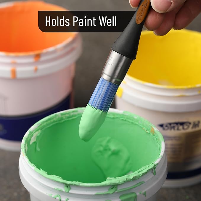 Bates- Trim Paint Brush, 0.75 Inch, Ergonomic Non-Slip Handle, Synthetic - Image 6