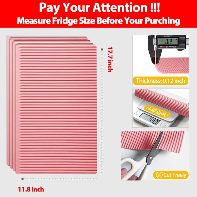 GOYLSER Silicone Refrigerator Liners Fridge Liner and Mat Recyclable, Protect - Image 2