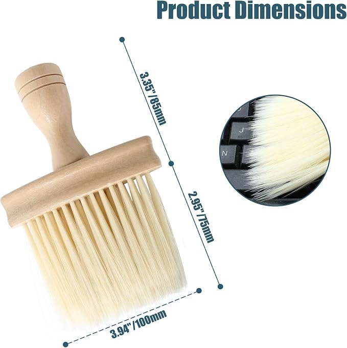 Keyboard Cleaning Brush Anti-Static Wooden Laptop PC Keyboard Cleaner Narrow - Image 2