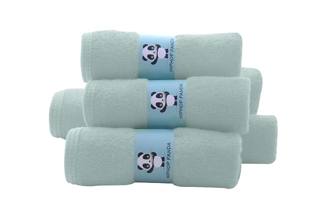 HIPHOP PANDA Baby Washcloths, Rayon Made from Bamboo - Image 2