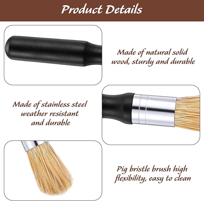 TIESOME 2Pcs Coffee Grinder Cleaning Brush - Image 2
