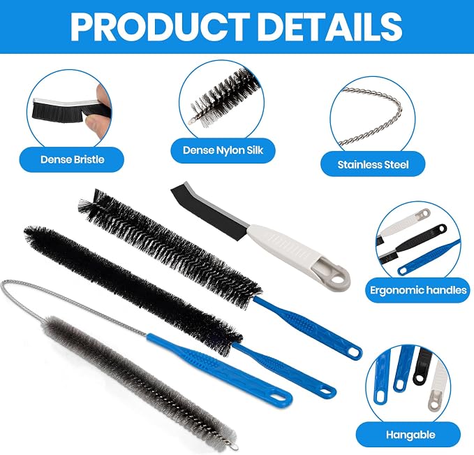 Dryer Lint Trap Cleaning Brush Set, Dryer Vent Cleaner Kit - Image 3