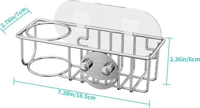 HapiRm Sink Caddy Sponge Holder - Image 5