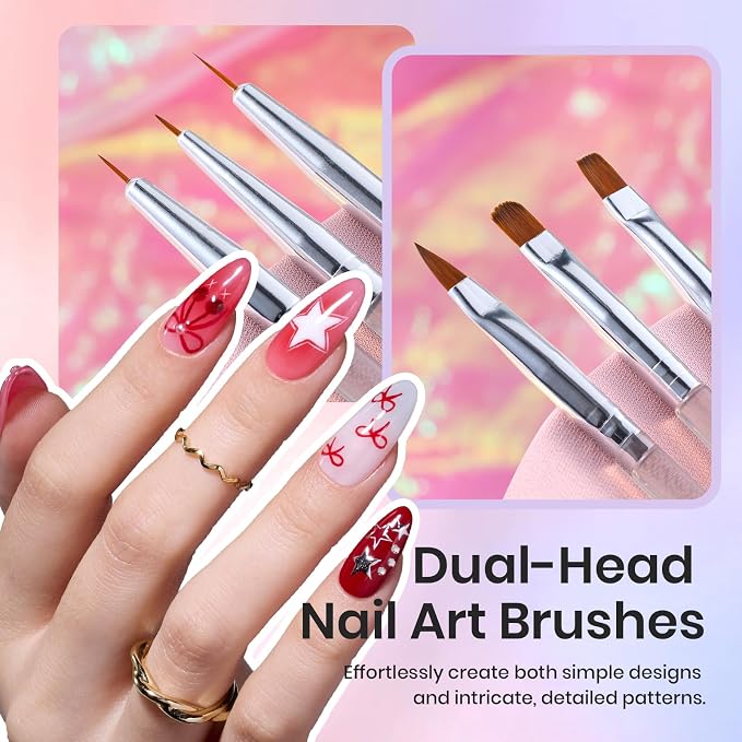 Beetles 31pcs Nail Art Brushes, Nail Art Pens, Dotting Tools, Dust Brush - Image 5