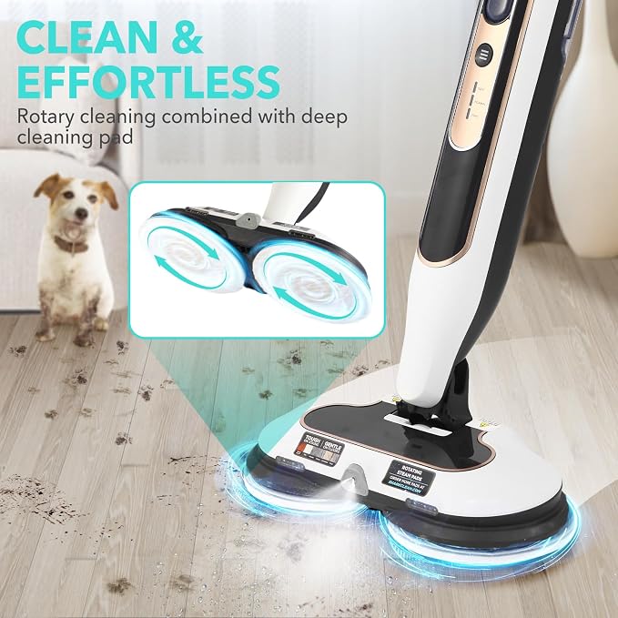 6 Packs Steam&Scrub Mop Pads Replacement Power Pads Compatible - Image 7