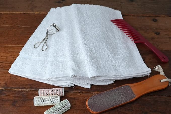 Basic Hand Towels 16x26 Inches – Bulk Pack of 96 – White Color – Soft and - Image 3