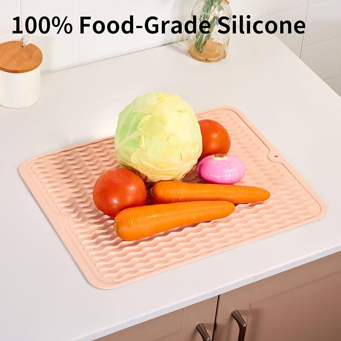 ZLR Silicone Dish Drying Mat & Heat Resistant Trivet - Image 9