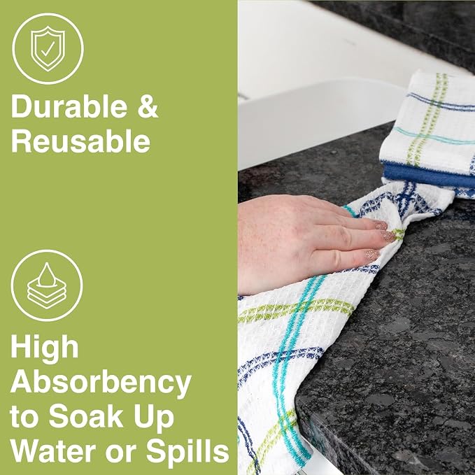 T-Fal Premium Waffle Dish Cloths: Highly Absorbent, Super Soft Long Lasting - Image 3