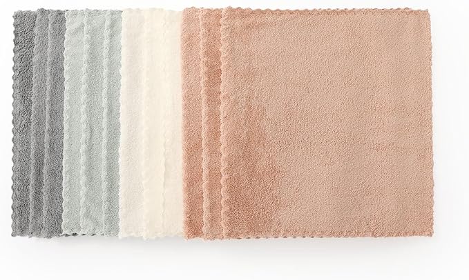 12 Pack Cleaning Cloth, Ultra Soft Absorbent Quick Drying Microfiber Cleaning - Image 6