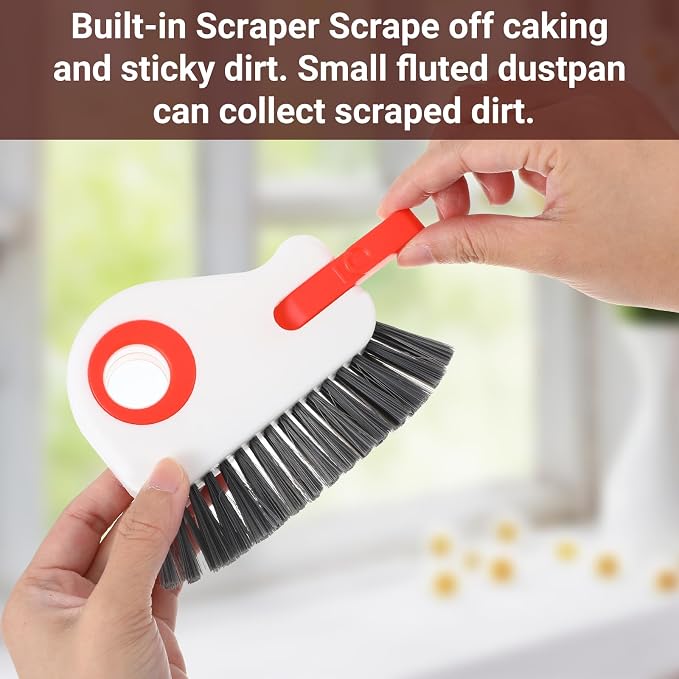 2 PCS Groove Cleaning Brush 2 in 1 Window Track Cleaning Tool Crevice Cleanings - Image 6