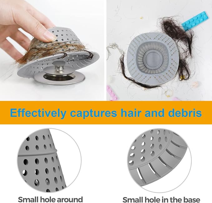 Silicone Shower Drain Hair Catcher - Image 4