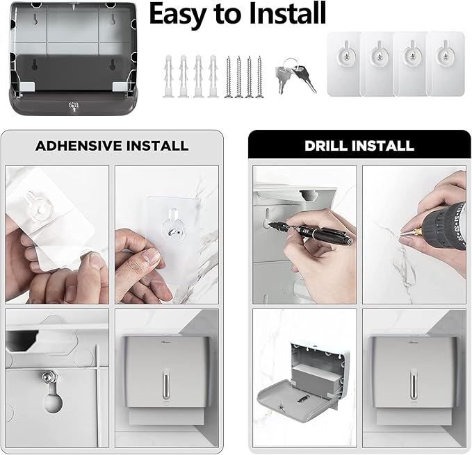 Commercial Paper Towel Dispenser Wall Mount - Image 3