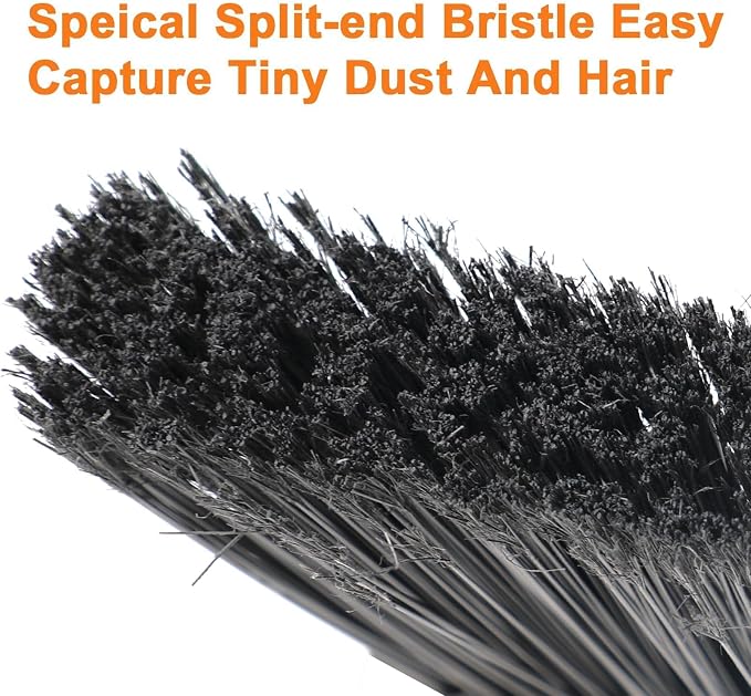 Outdoor Indoor Broom, Brooms for Sweeeping Indoor, Heavy-Duty Kitchen Broom - Image 3