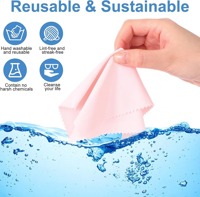 Frienda 50 Pcs Microfiber Cleaning Cloth - Image 3