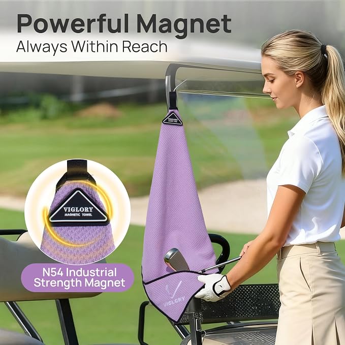 Magnetic Golf Towel for Bag 18" x 18" - Image 3