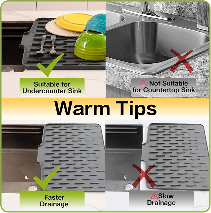 CHIKILLA Silicone Dish Drying Mat - Image 6