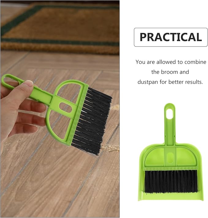 6 Sets Broom Dustpan Set Small Mini Handheld Dust pan - Image 8