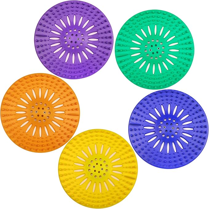 Drain Hair Catcher Durable Silicone Hair Stopper Shower Drain Covers by Gotega