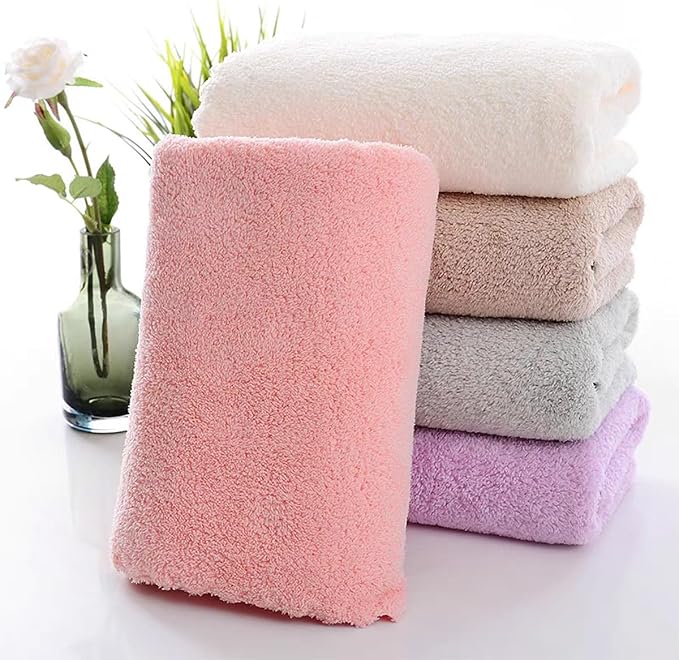 Microfiber Washcloths 5 Pack 29.5" x 13.8" Soft Feel Fingertip Towels quick - Image 3