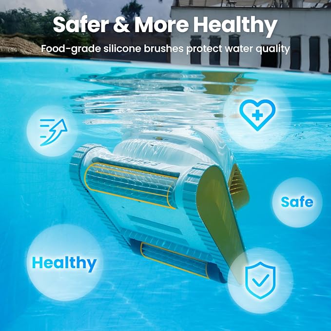 Hydro 3 Cordless Robotic Pool Cleaner, 150W Pool Vacuum - Image 8