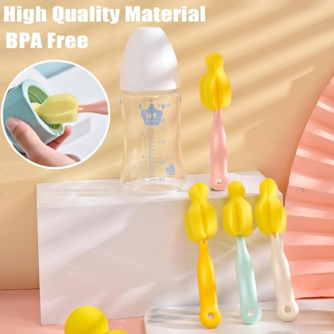 INVODA Cleaning Brush Set, Soft & Fluffy Texture, Comfortable Grip, Hanging - Image 7