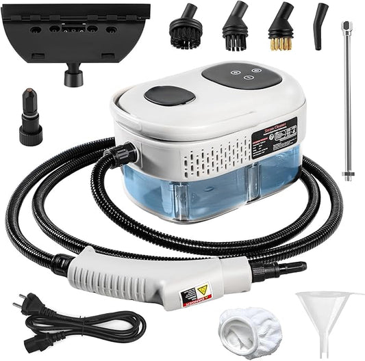 Handheld Steam Cleaner, 1000ml Water Tank, 15S Heat-up Time, Pressurized Steamer by MOVATEK
