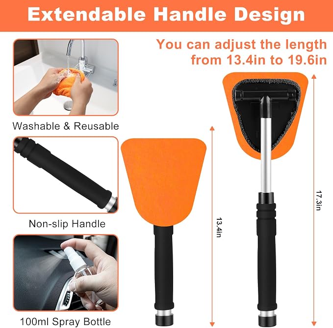 Viewsun Windshield Cleaner Tool, Detailing Kit Cleaner, Detailing Brush - Image 3